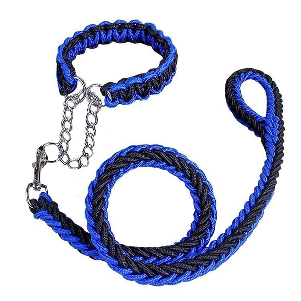 Dog Trust Puppy Walking Leash Handmade Braided Pet Lead Leash Heavy Duty Dog Leash With Pet Collar For Outdoor Running Sports Blue,?18 cm (B0CB6DPN52) Amazon Price History, Amazon Price Tracker