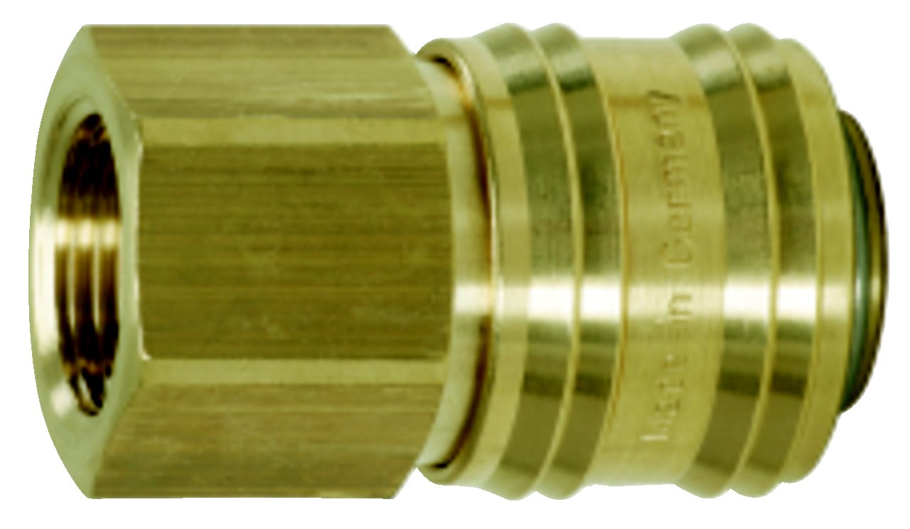 KS Tools 515.3483 1/4-inch Connector with Female Thread, Gold, G1/4" IG