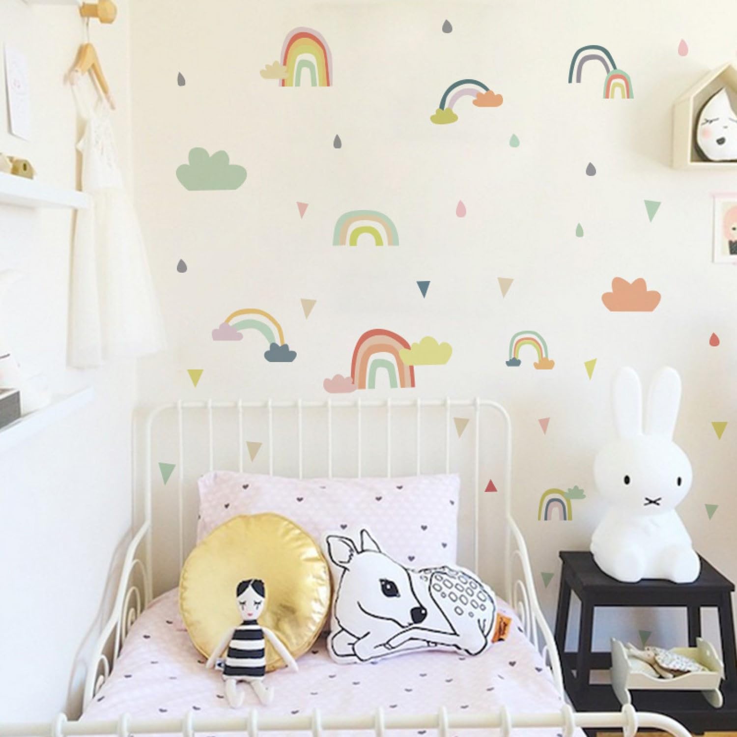 Indian Royals Cute Cloud and Rainbow Stickers for Walls of Home, Wall Sticker for Living Room, Wall Stickers for Home, Wall Painting Stickers, Living Room Wall Stickers (30CM X 60CM) (B0C8DD3FBT) Amazon Price History, Amazon Price Tracker