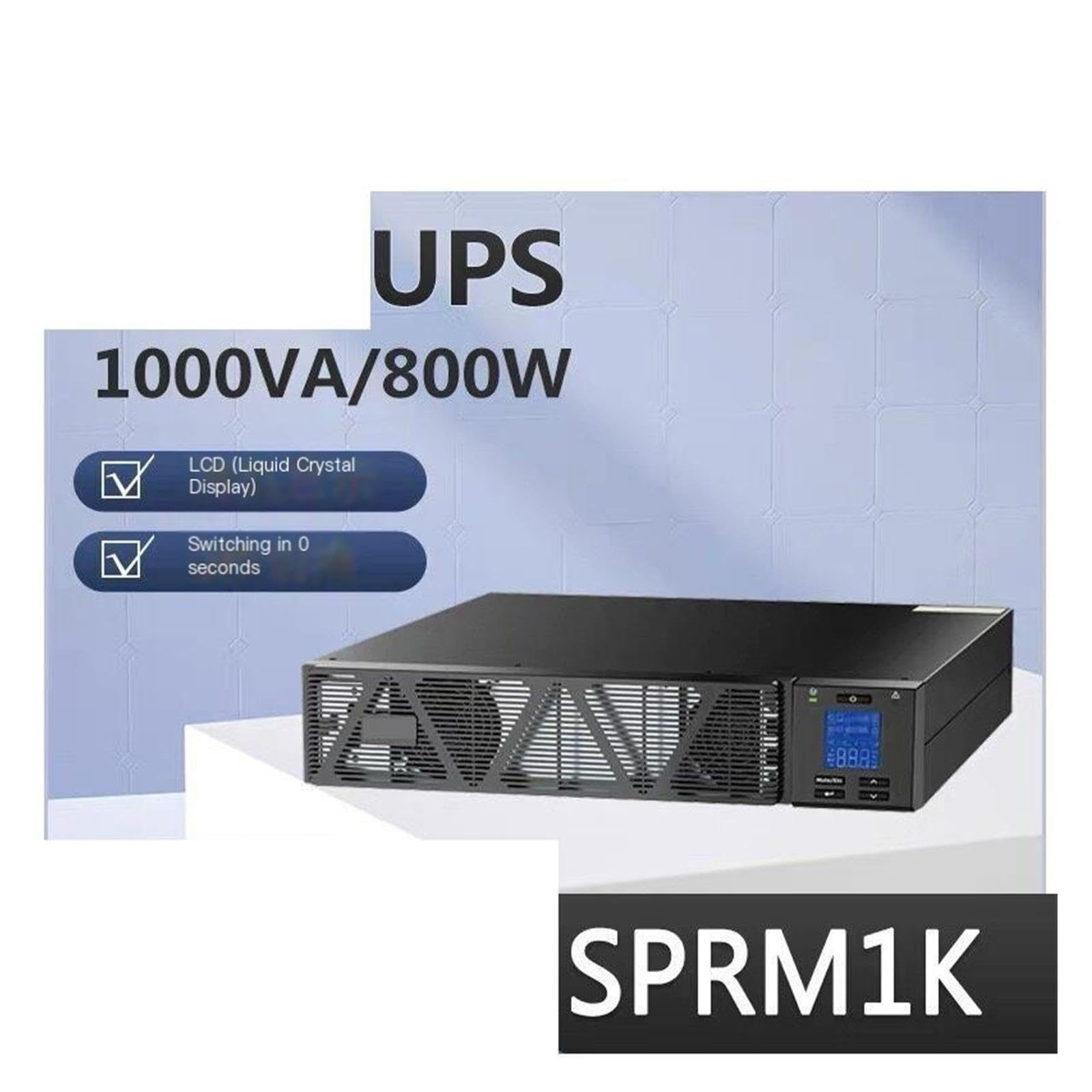 Alimentation sans Interruption UPS en Rack, SPRM1K 1000VA UPS en Ligne 800W