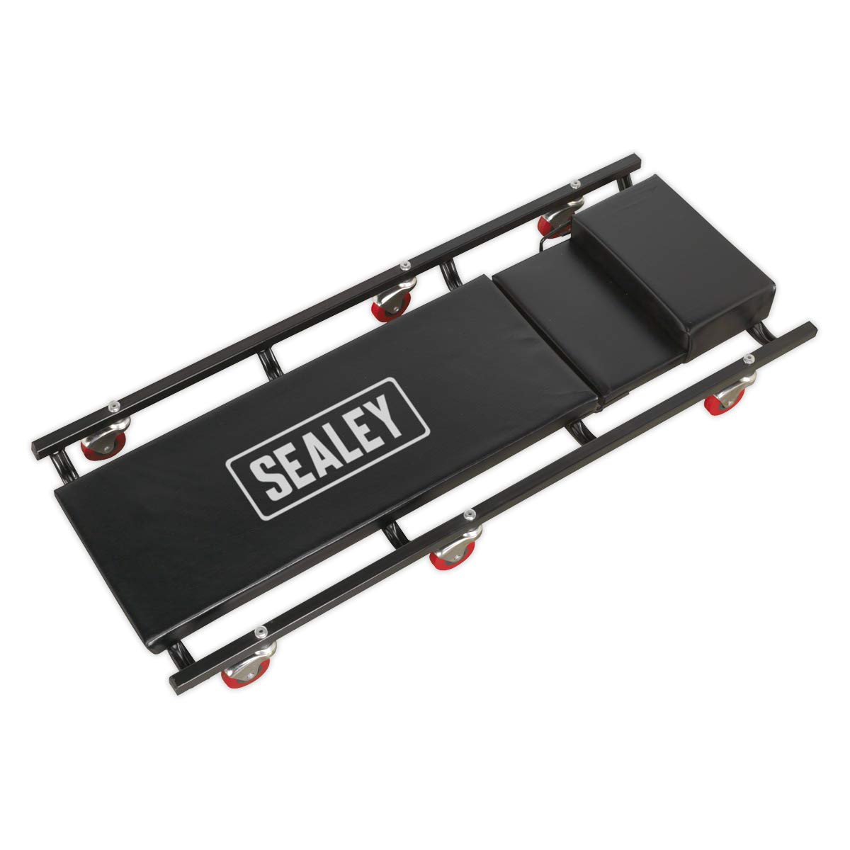 Sealey SCR74 Creeper 40"" with Steel Frame, 6 Wheels & Adjustable Headrest