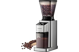 OXO BREW Adjustable Conical Burr Coffee Grinder with 48 Settings and Touch Screen