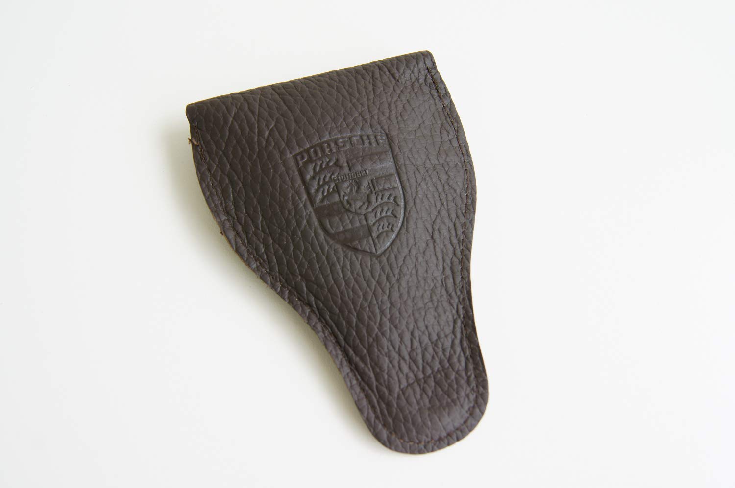 Porsche Manómetro clásico de presión de neumáticos + funda de piel 911 944 964 993.