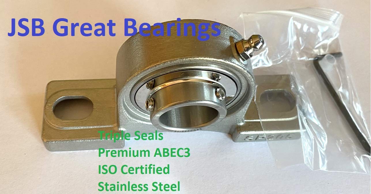 (Qty.10) SUCSP205-16 Stainless Steel Pillow Block Bearing 1” SUCSP205 16