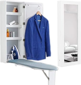 CNCEST Wall Mount Ironing Board Cabinet - Thumbnail 2