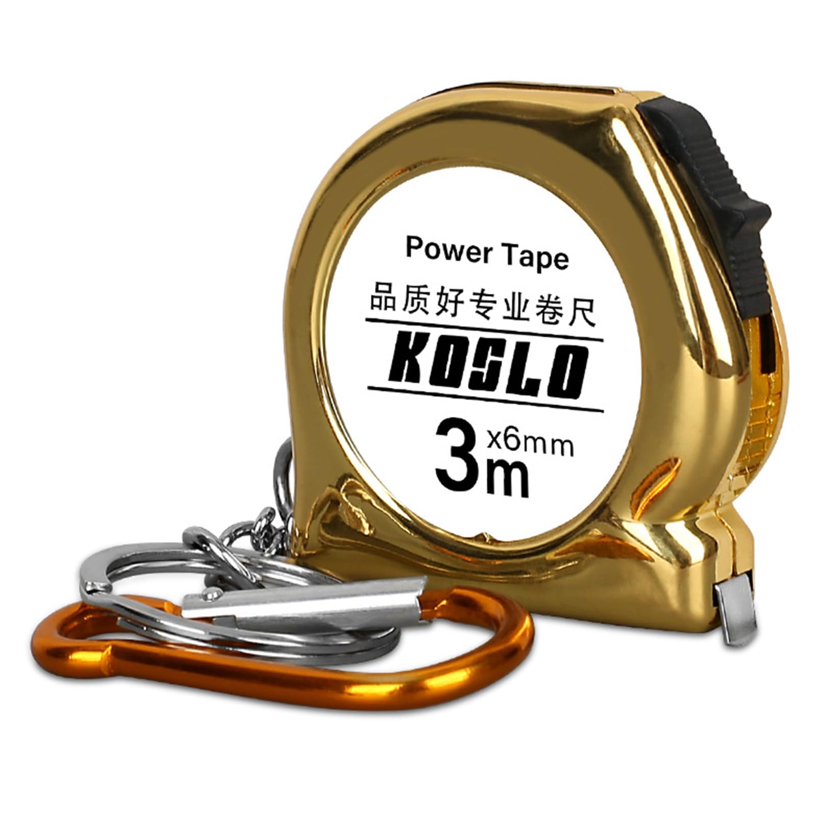 Jazuaiao Miniature Carbon Steel Tape Measure 3Meter with Clip ABS Shell Accurate Measurement Tool for Daily Tasks Home Camping Steel Measuring Tape