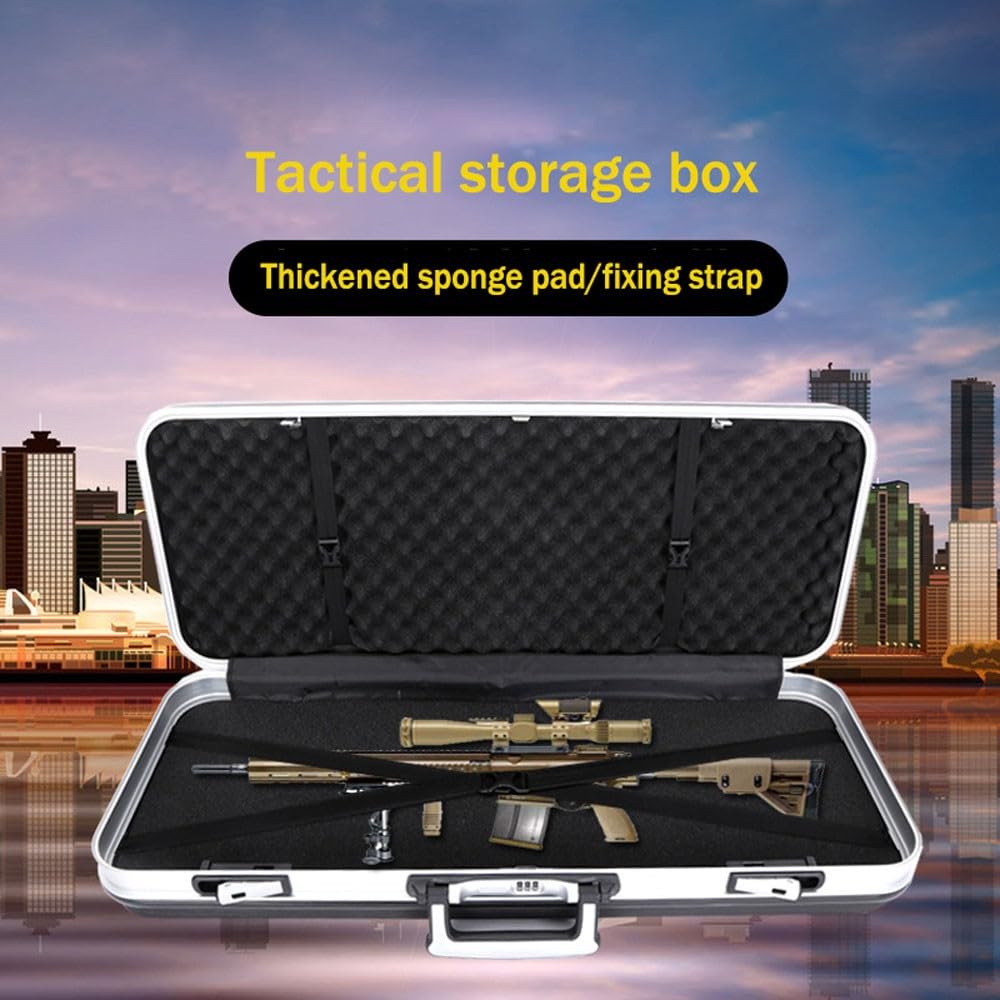 Maleta de Aluminio para Armas y Rifles con contraseña 90cm