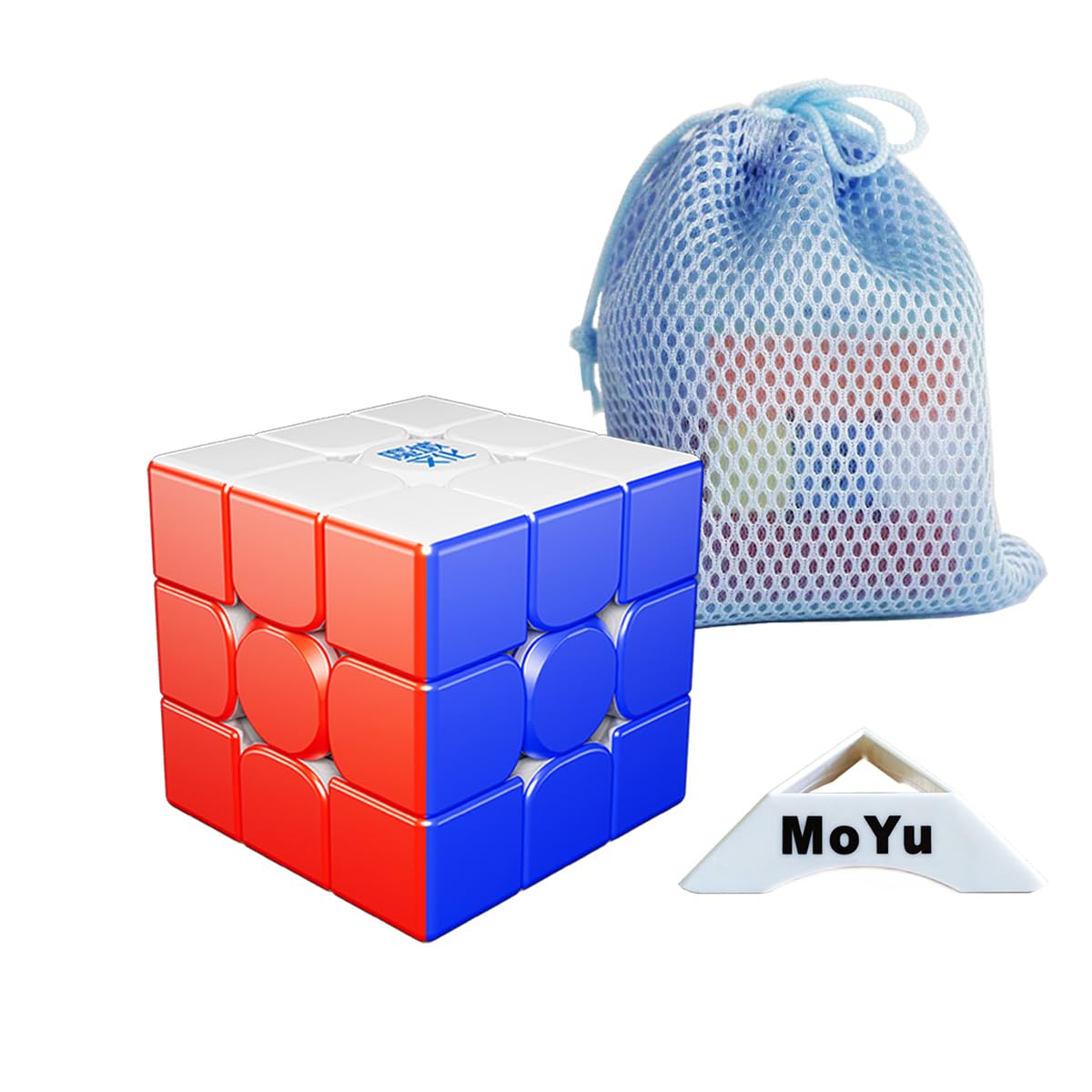 2025 Newest MoYu WeiLong V11 3x3x3 Magic Puzzle Cube Turning Toy Stickerless Multicolor Competition-Level Feel 3x3 Cube (8M Ball Core M Magic Cloth Version)