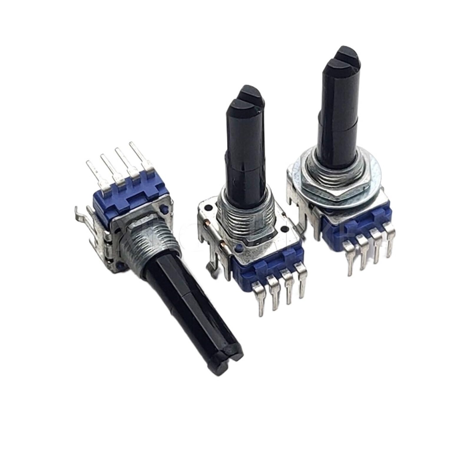 Potenciómetro de ajuste de volumen de audio for órgano electrónico, eje medio de 26 mm, tipo RK11 142, vertical, 4 pines, B50K, B503, 3 unidades