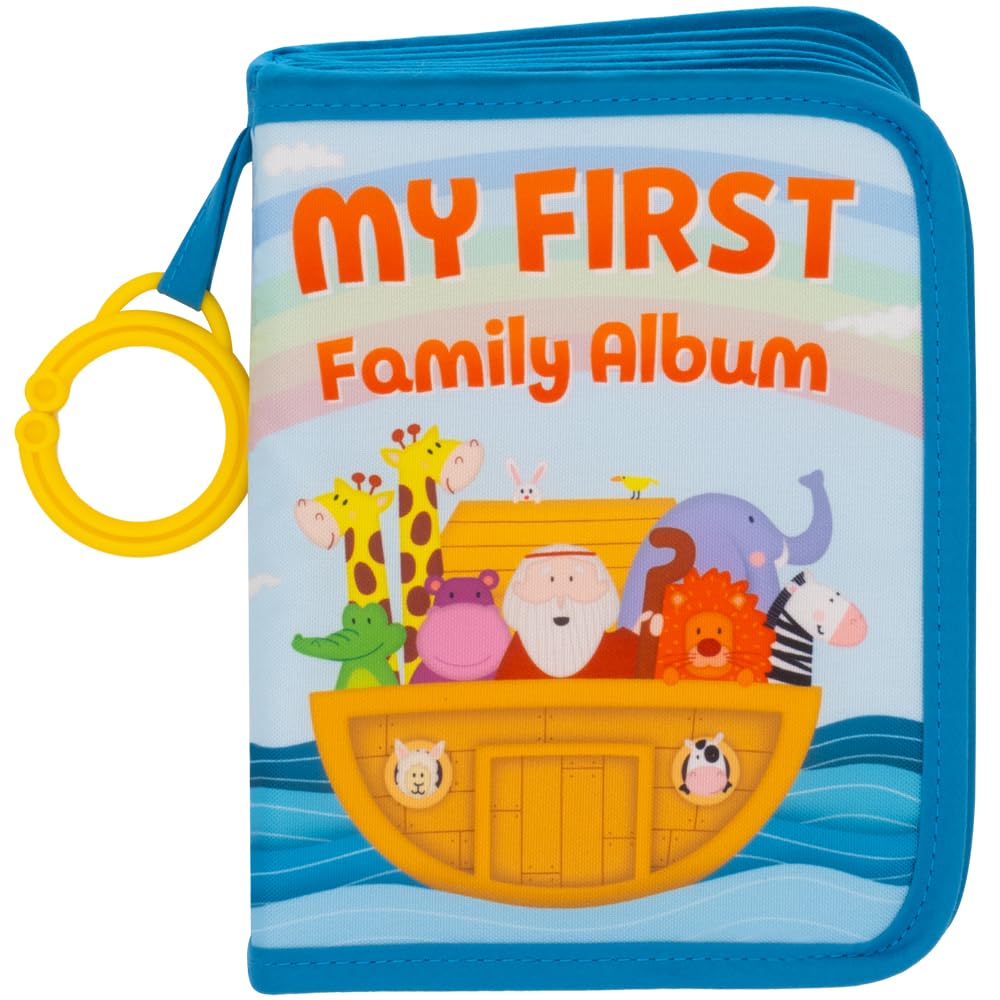 My First Prayer Book | Personalized Prayer Photo Book Album for Newborn, Infant, Baby Toddler, Godchild, Birthday, Baptism, Christening or Dedication