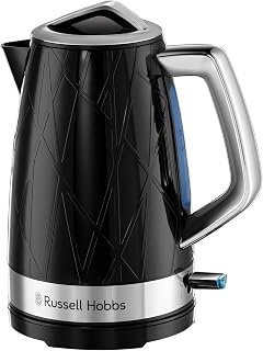 Russell Hobbs 1.7 Litre 2400 W Structure Electric Kettle Black | Contemporary Design Cordless Kettle with Fast Boil and Bo Price In India