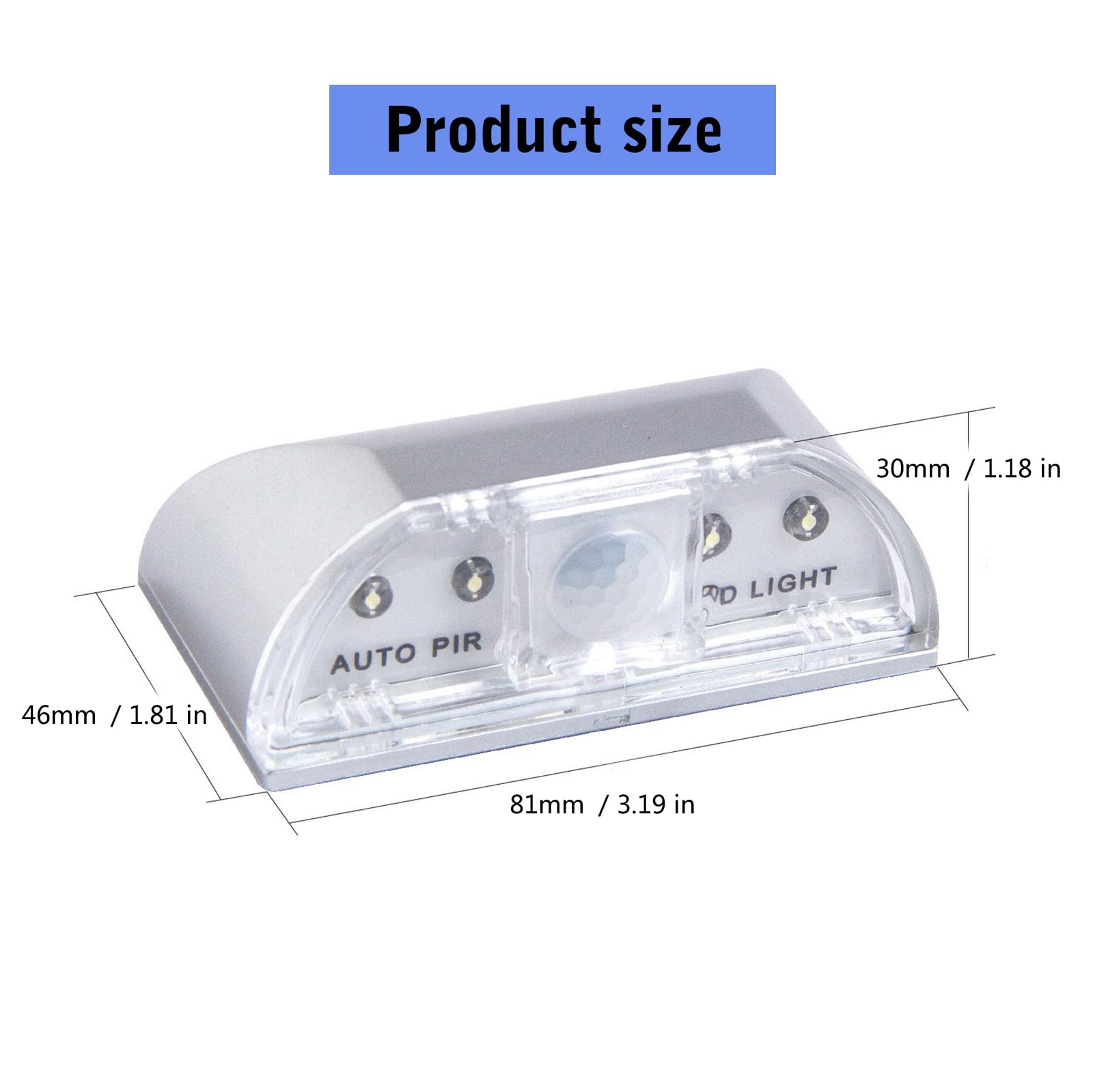 Lampada Per Serratura A LED Sensore Di Movimento Lampada Per Rilevatore Intelligente Buco Della Serratura Cucina Scala Armadietto Luce Lampada Da Parete Per La Casa