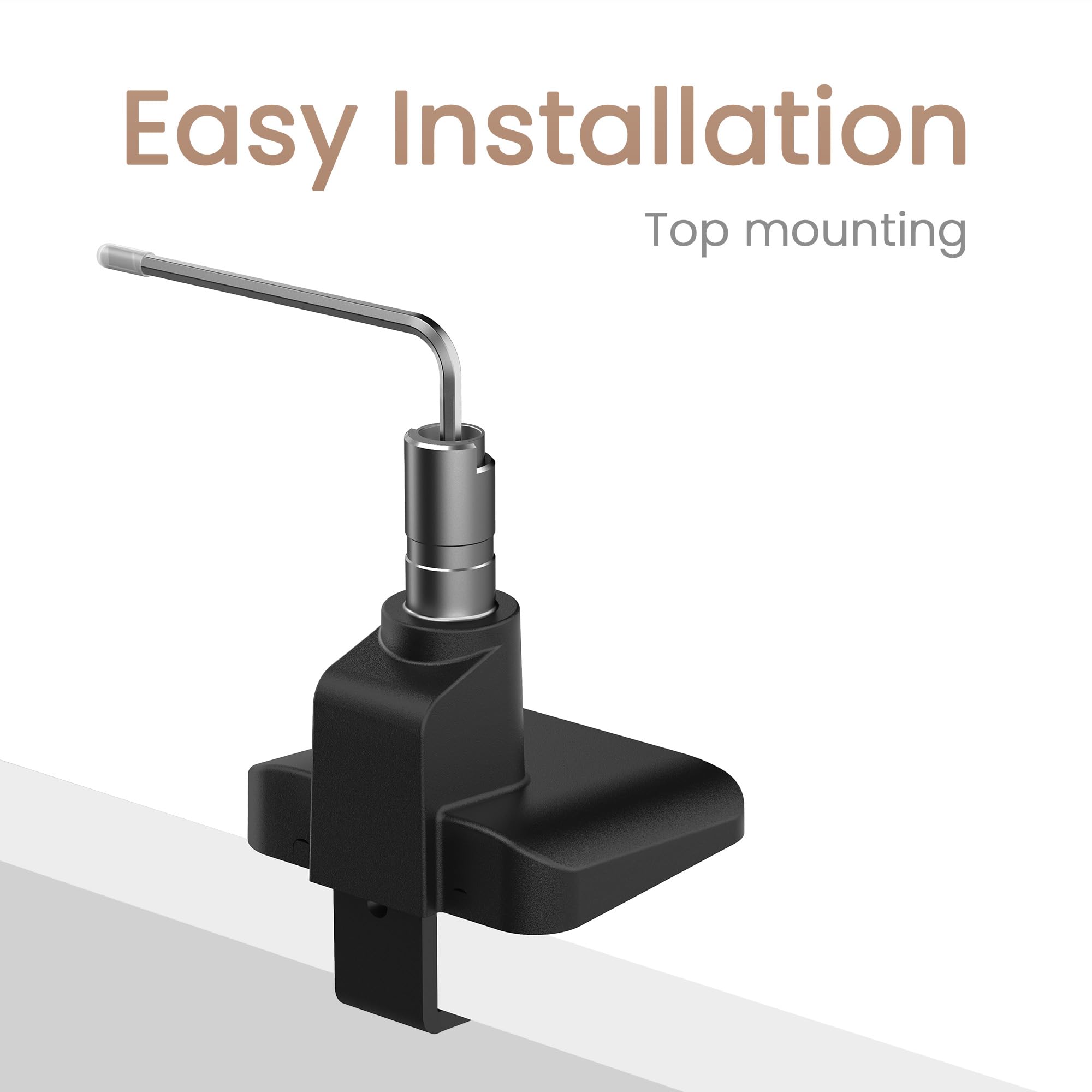 BenQ Ergo Arm BSL01 – Brazo para Monitor, Ajuste Fluido, Soporte de Escritorio Estable, Compatible con VESA (75×75, 100×100), soporta hasta 40" y 11 kg. Grosor de Escritorio 10~50 mm