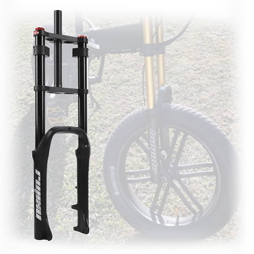 ファットバイクフロントサスペンション20x4.0ブラック、メイドバイク対応 41KwT2IyaNL._AC_UL210_SR210,