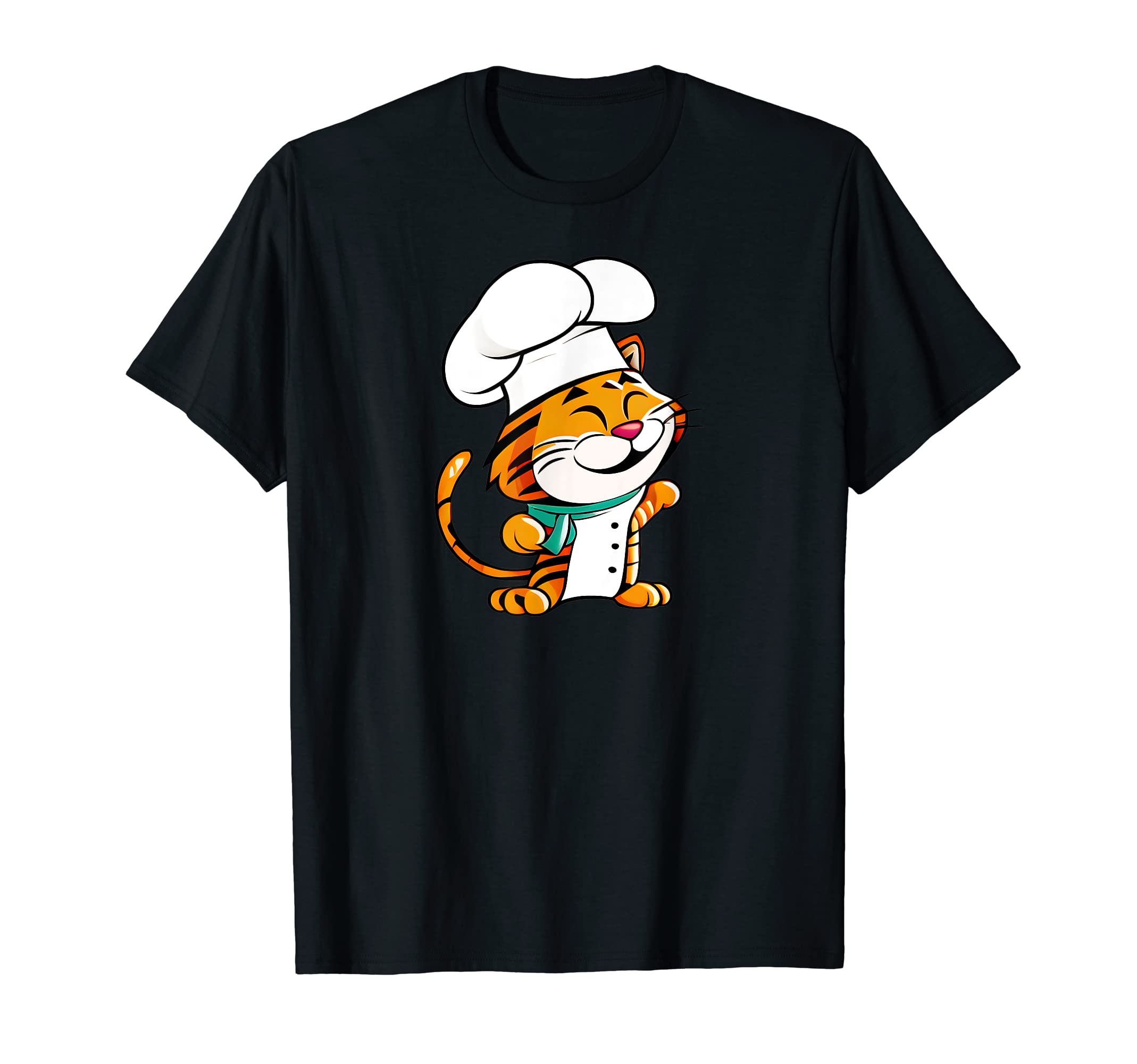 Chef Tiger - Cute Tiger In A Chef's Hat Tiger Chef T-Shirt