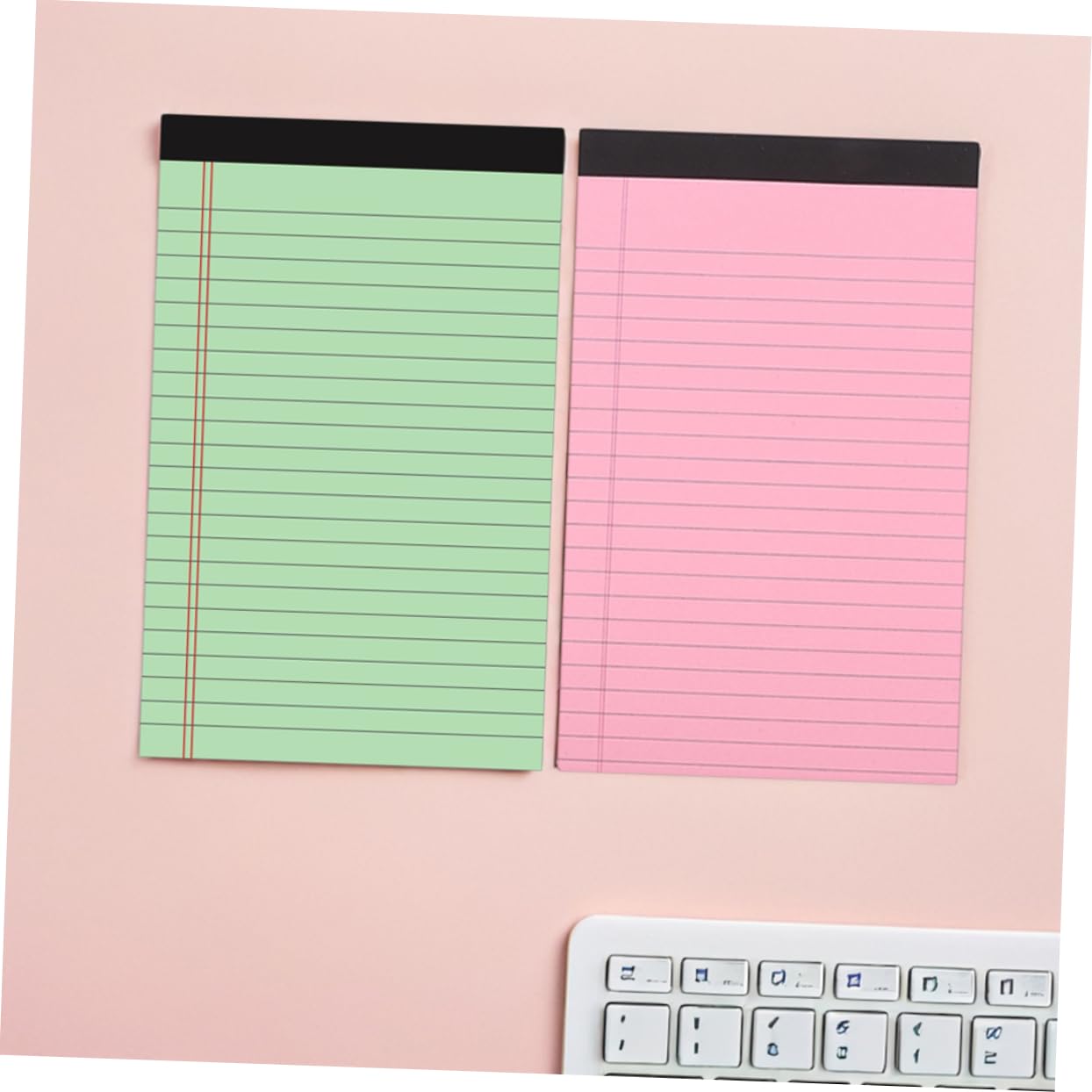 Blocchi di Cancelleria Legale 6 Pezzi in Carta, Fogli a Righe | Tearable Pages, Formato Compatto per Planning e Uso On The Go, Decorazioni Scuola per Insegnanti e Ufficio
