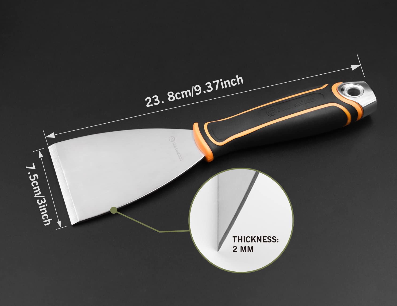 Grattoir Mural Couteau à Mastic En Acier Inoxydable, Outil De