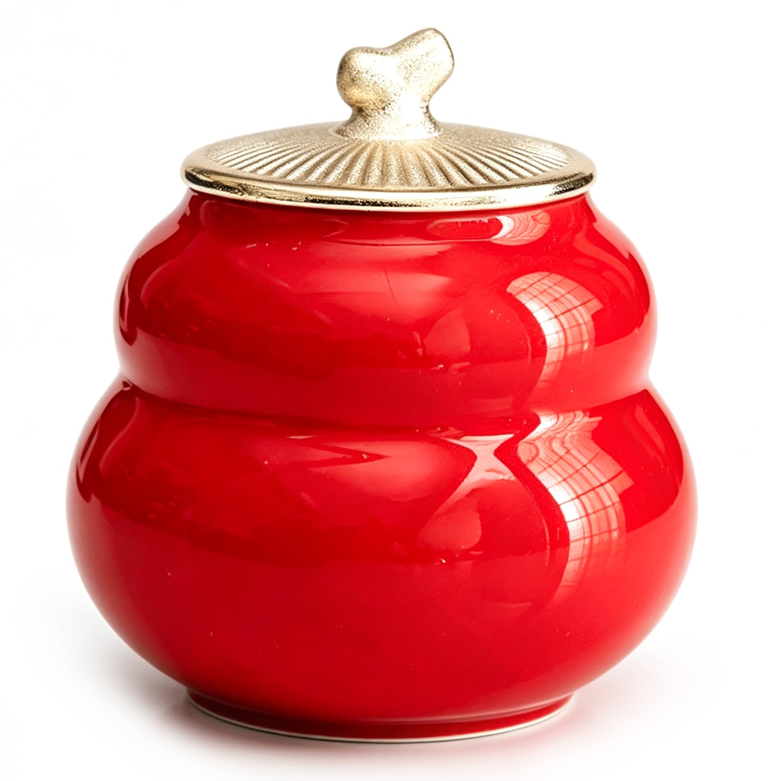 UpGBRF Ceramic Tea Caddy Storage Container Tins Jar with Airtight Lid