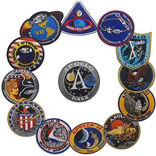 OYSTERBOY NASA Meatball 100th Space Shuttle Mission Iron-on Patch (Apollo 13 pcs)