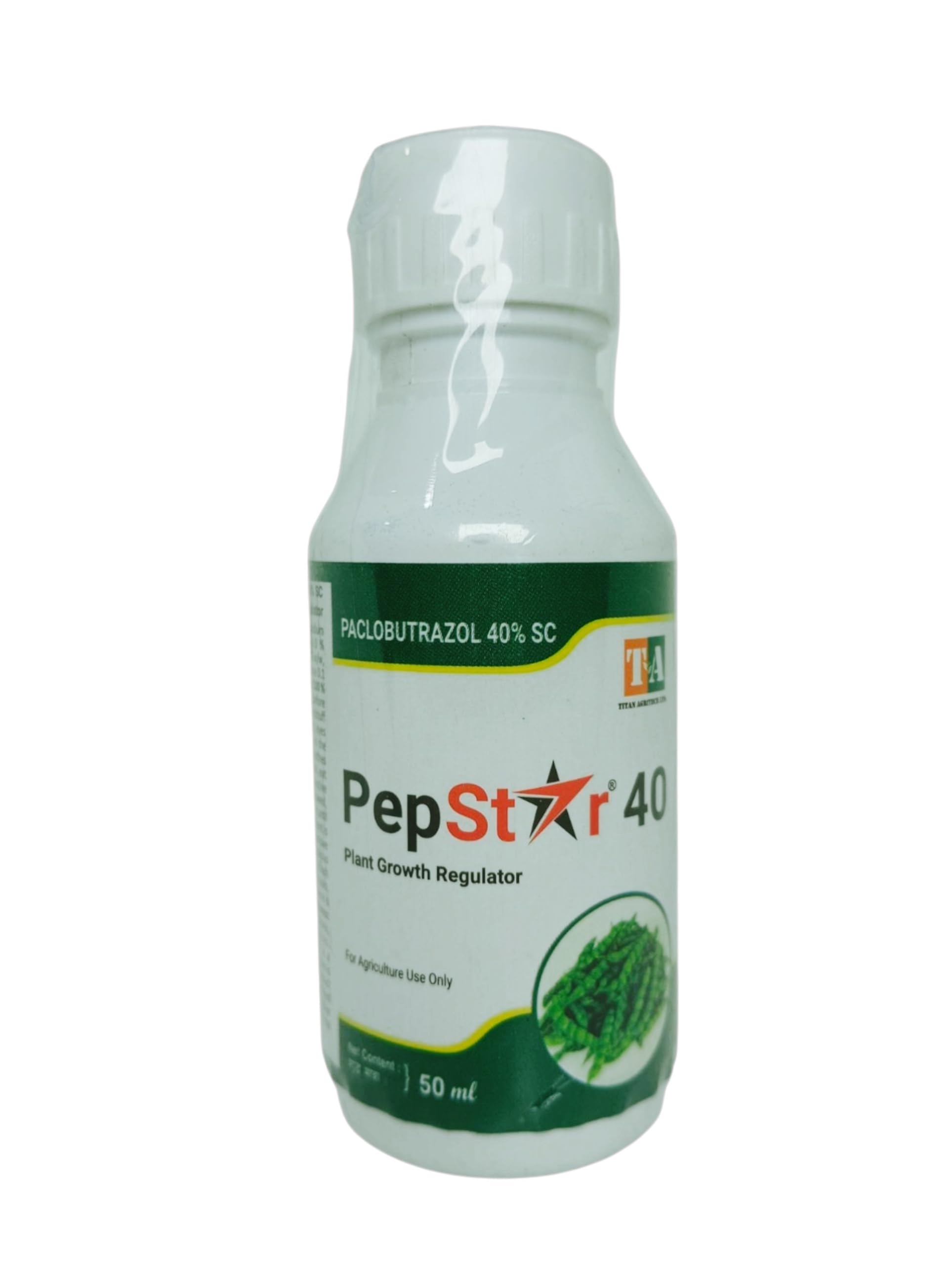 Titan Agritech Limited PEP-STAR 40 Paclobutrazol 40% SC Plant Growth Regulator (50ml)