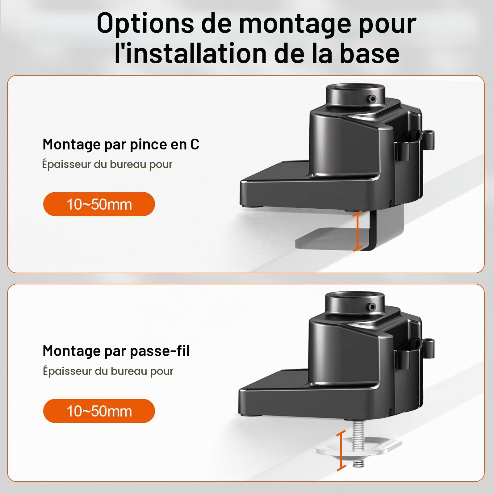 Support Écran PC 2 Écran pour 17'' à 35'', PUTORSEN Ecran PC 2 ecran, Bras Réglable en Hauteur Bras Double avec Incline Pivote et Tourne, Capacité de Charge 12kg, VESA 75 et 100mm