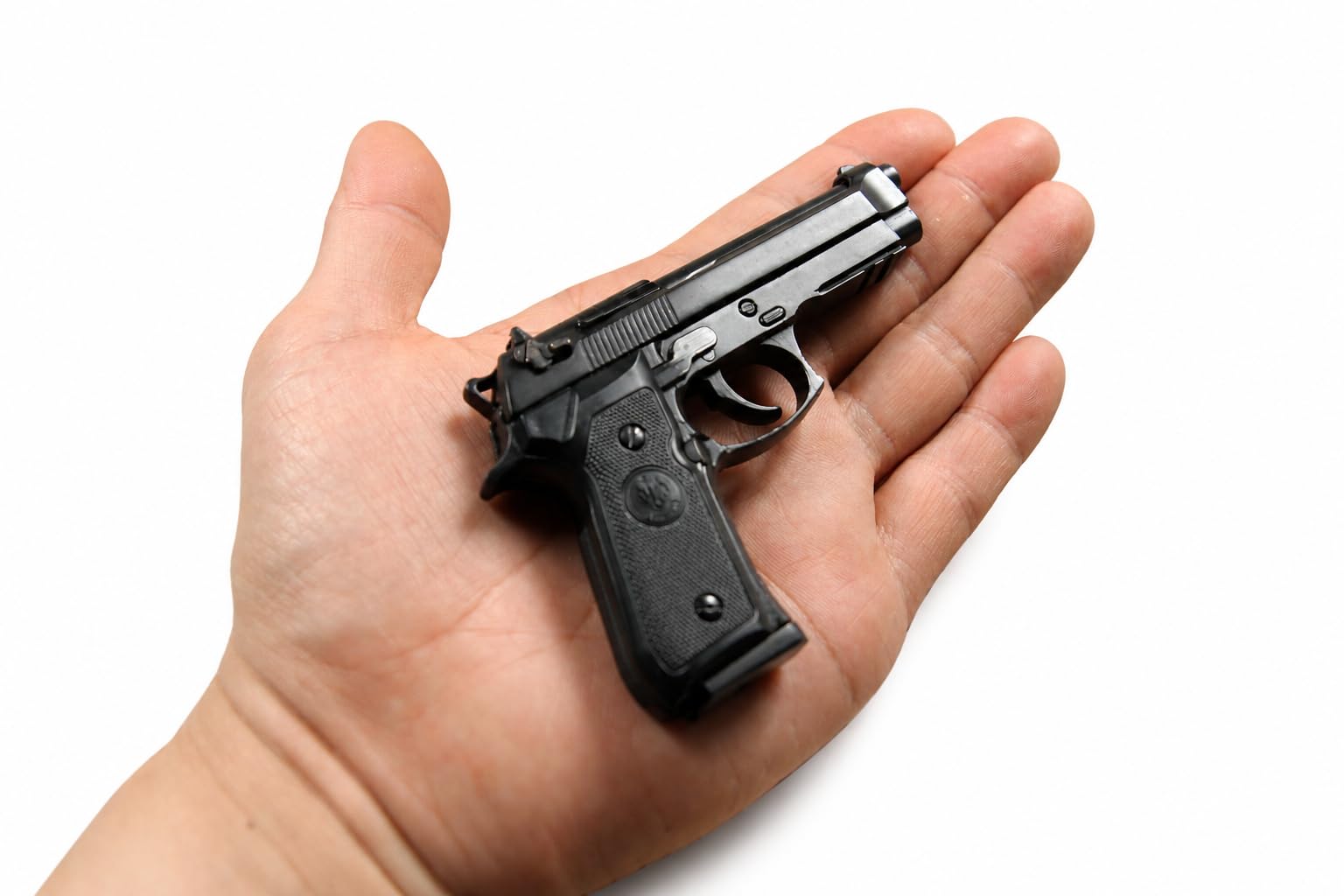 Modell Pistole Maßstab 1:2.05 als B-M92 G-17 M19, mit Magazin, ab 10 Jahren (M92-Style)