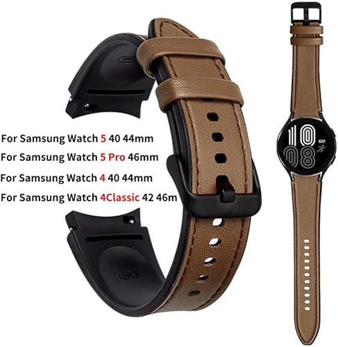 Miniatura 5 de PINHEN Correa para Galaxy Watch 654 de 1.575 pulgadas, 1.732 pulgadas, 6, clásica, de 1.654 pulgadas, 1.732 pulgadas, correa de reloj inteligente