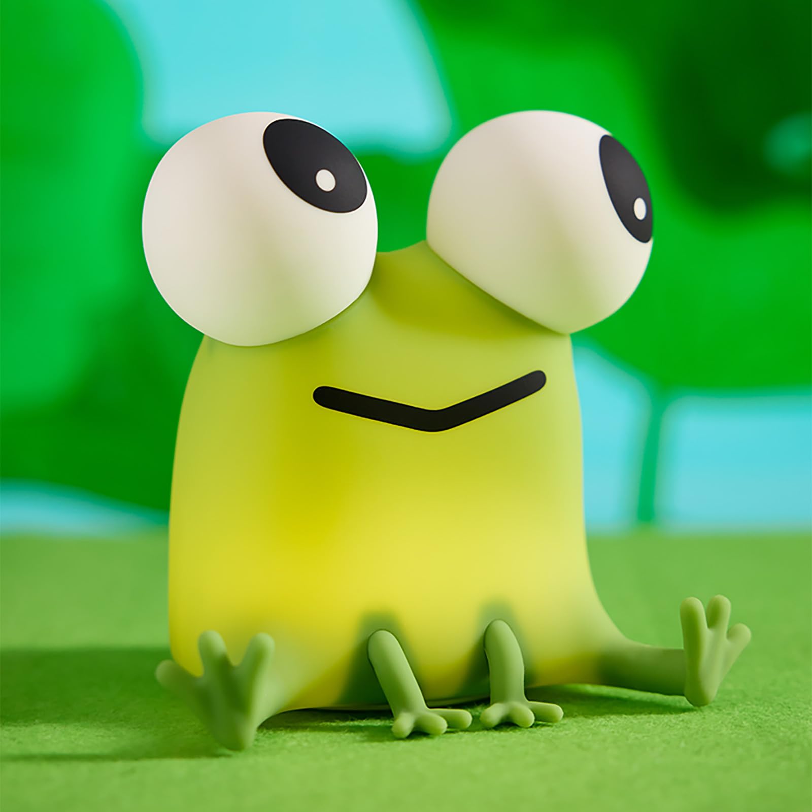DADYLOBO Frog Night Light for Kids, Cute Baby Night Light Rechargeable Dimmable Bedside Lamp, 3 Levels Brightness Nightlights for Children, Green Frog Decor Kids Christmas Gifts Toys for Girls Boys