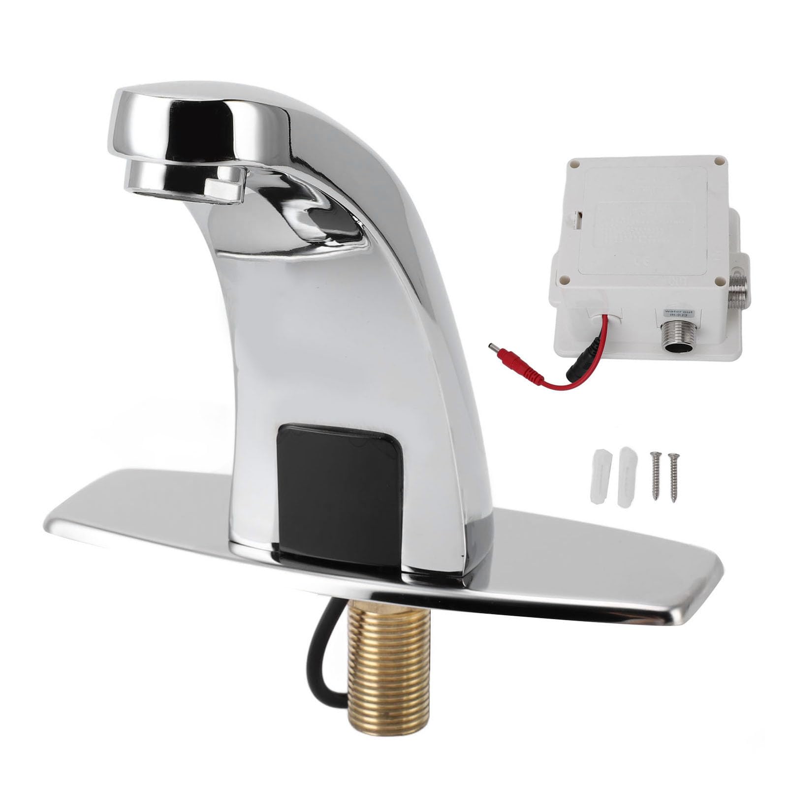 Marhynchus Grifo con Sensor, Sensor de Movimiento Manos Libres sin, Grifo para Lavabo de Baño con Detección Infrarroja, Distancia de Detección de 15-20cm