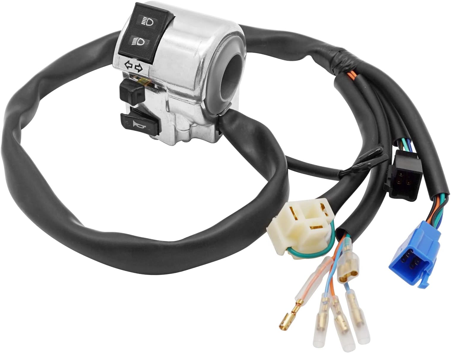 Left Control Switch Turn Signal Horn Headlight for Honda VTX1300 VTX1300C VTX1300R VTX1300S VTX1300T 2003-2009 OEM# 35020-MEA-670 35200-MEM-670