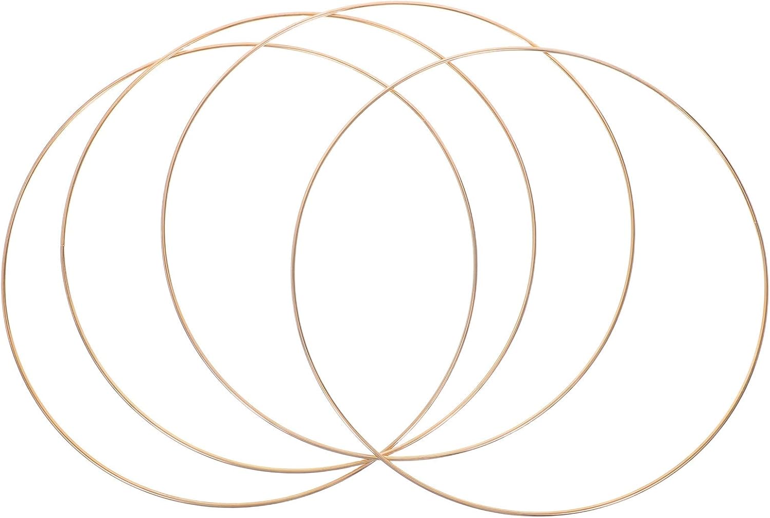 4pcs 14 Inch Metal Wreath Hoops for Wedding Party Decor