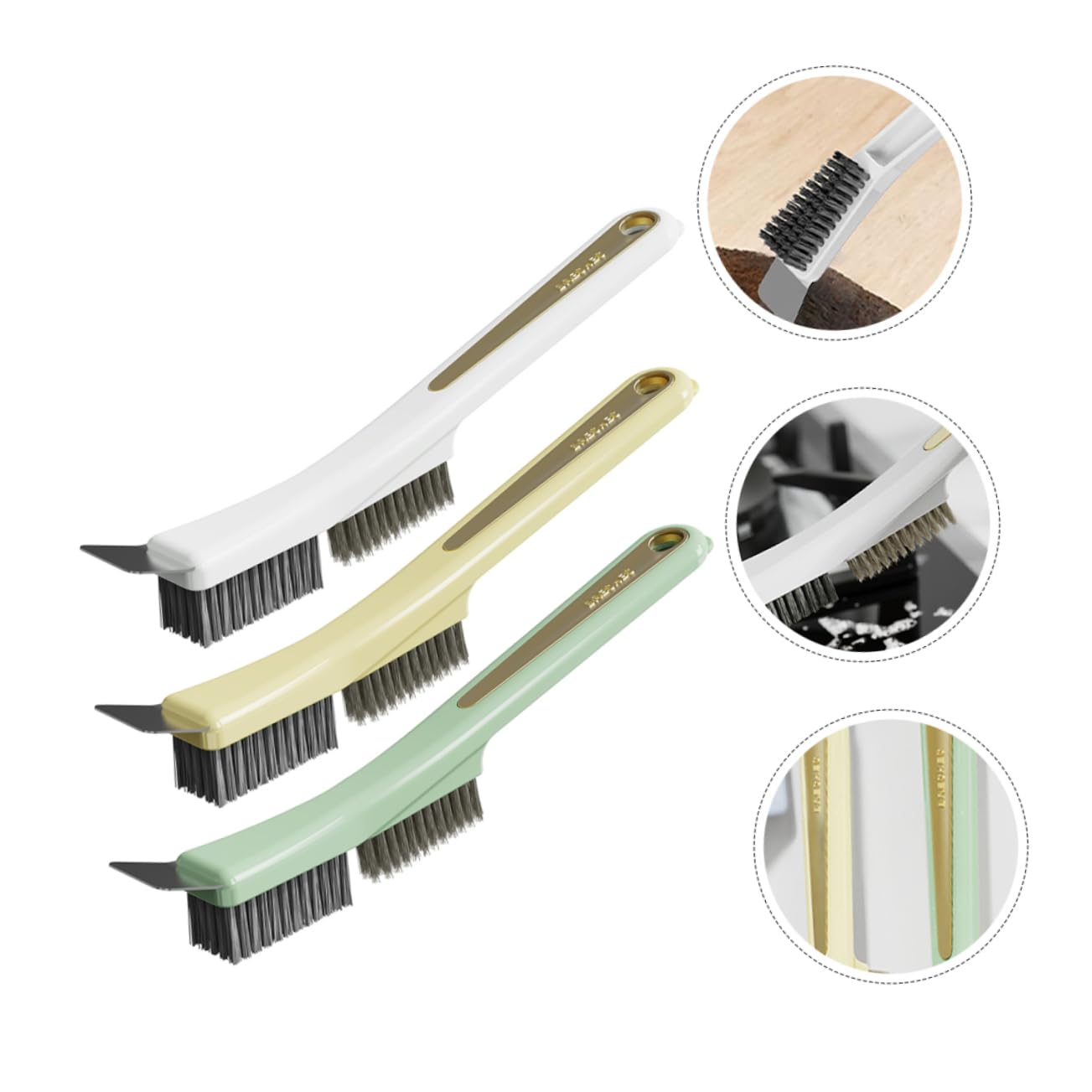 Healeved 12piezas Cepillo Limpiador para Cocina Cepillo para Encimeras De Estufa Limpiador De Horno con Raspador y Accesorios para Eliminar Grasa y Suciedad Grietas y Esquinas