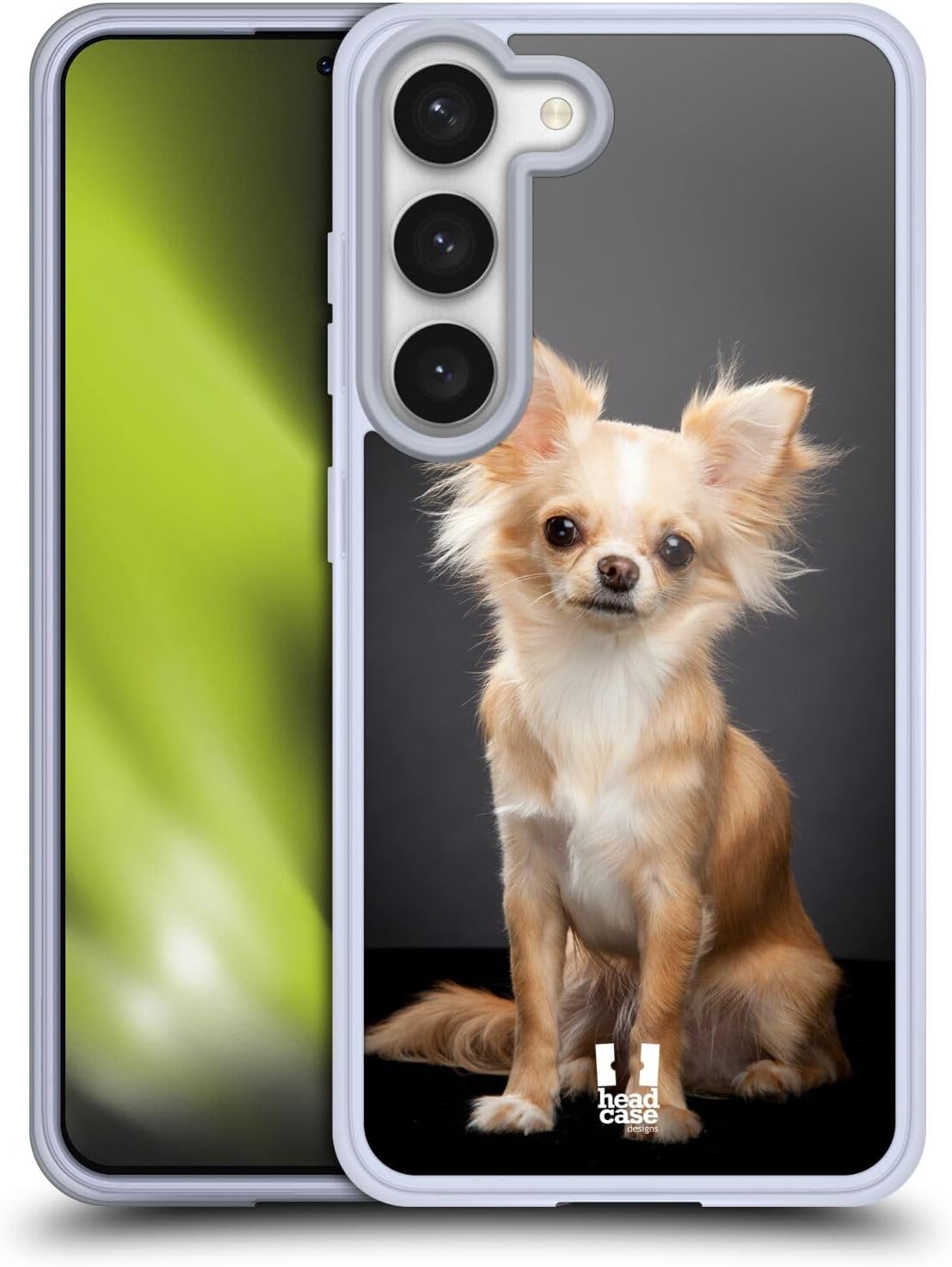 Head Case DesignsSitting Chihuahua Dog Popular Dog Breeds Soft Gel Case Compatible with Samsung Galaxy S23 5G