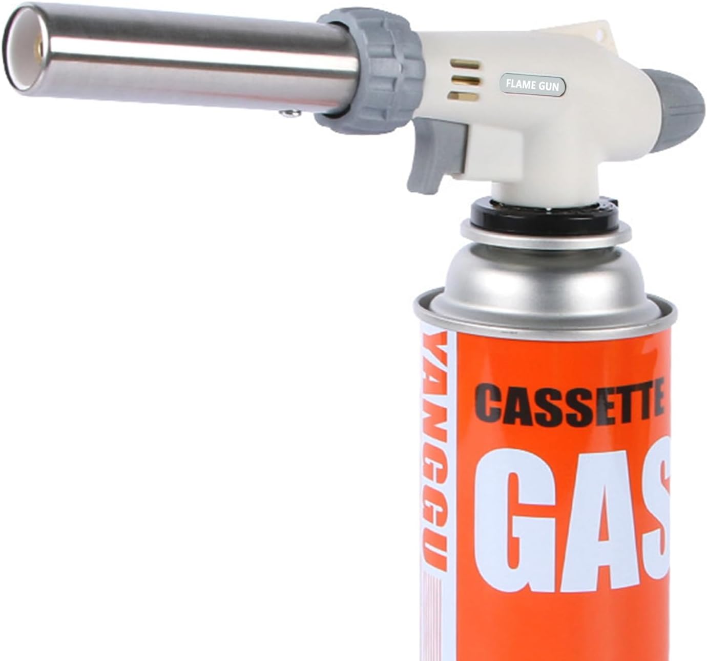 Butane Torch,Kitchen Cooking Blow Torch Chef Gas Torch,Power Soldering Torch,Adjustable Flame Torch Lighter for Cooking,BBQ,Metal Welding,Baking(Butane Gas Not Included)