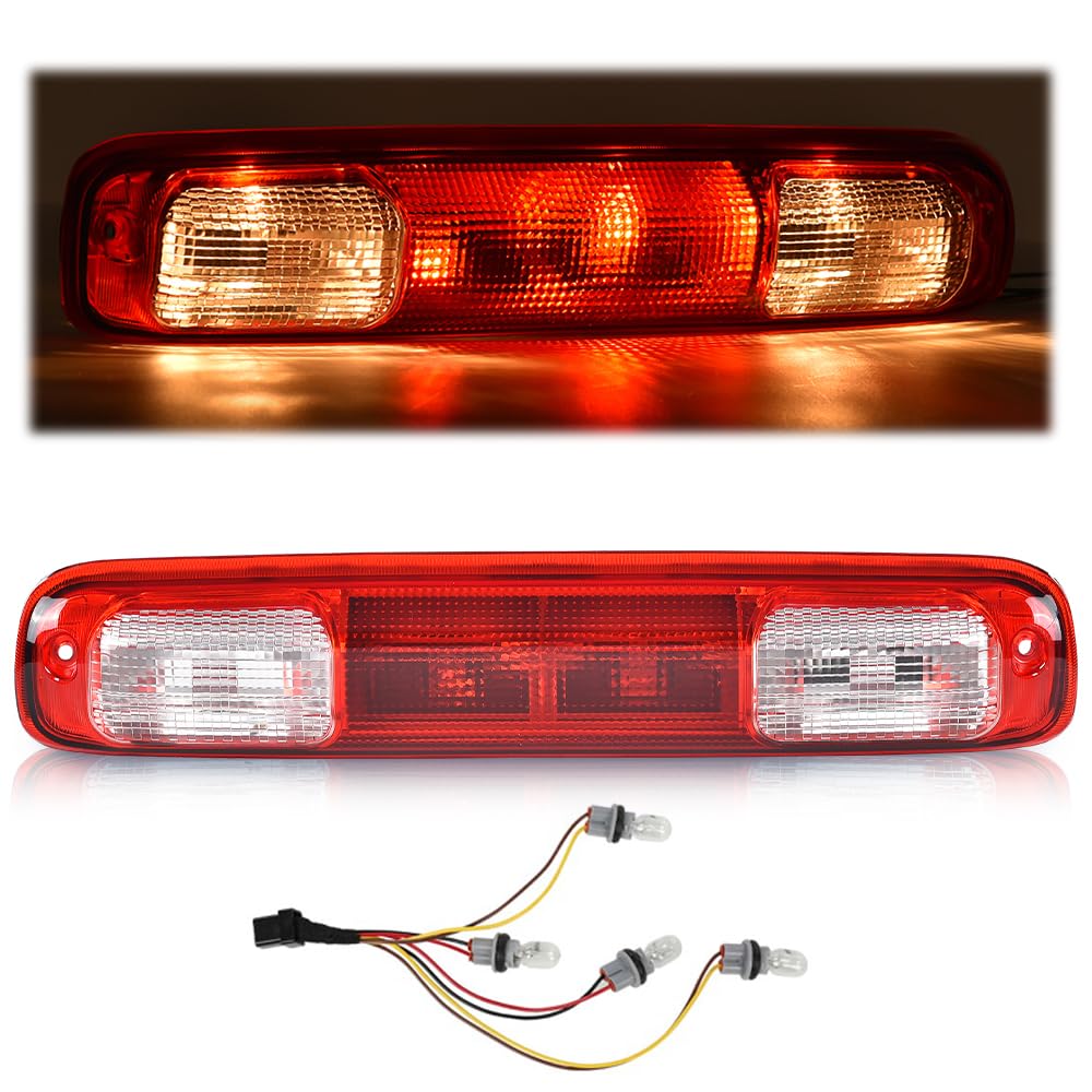 PIT66 High Mount 3rd Brake Light Compatible with 1999-2006 Chevy Silverado GMC Sierra 1500 2500 3500 & HD/Fit 2007 Silverado Sierra 1500 2500 3500 & HD Classic Models