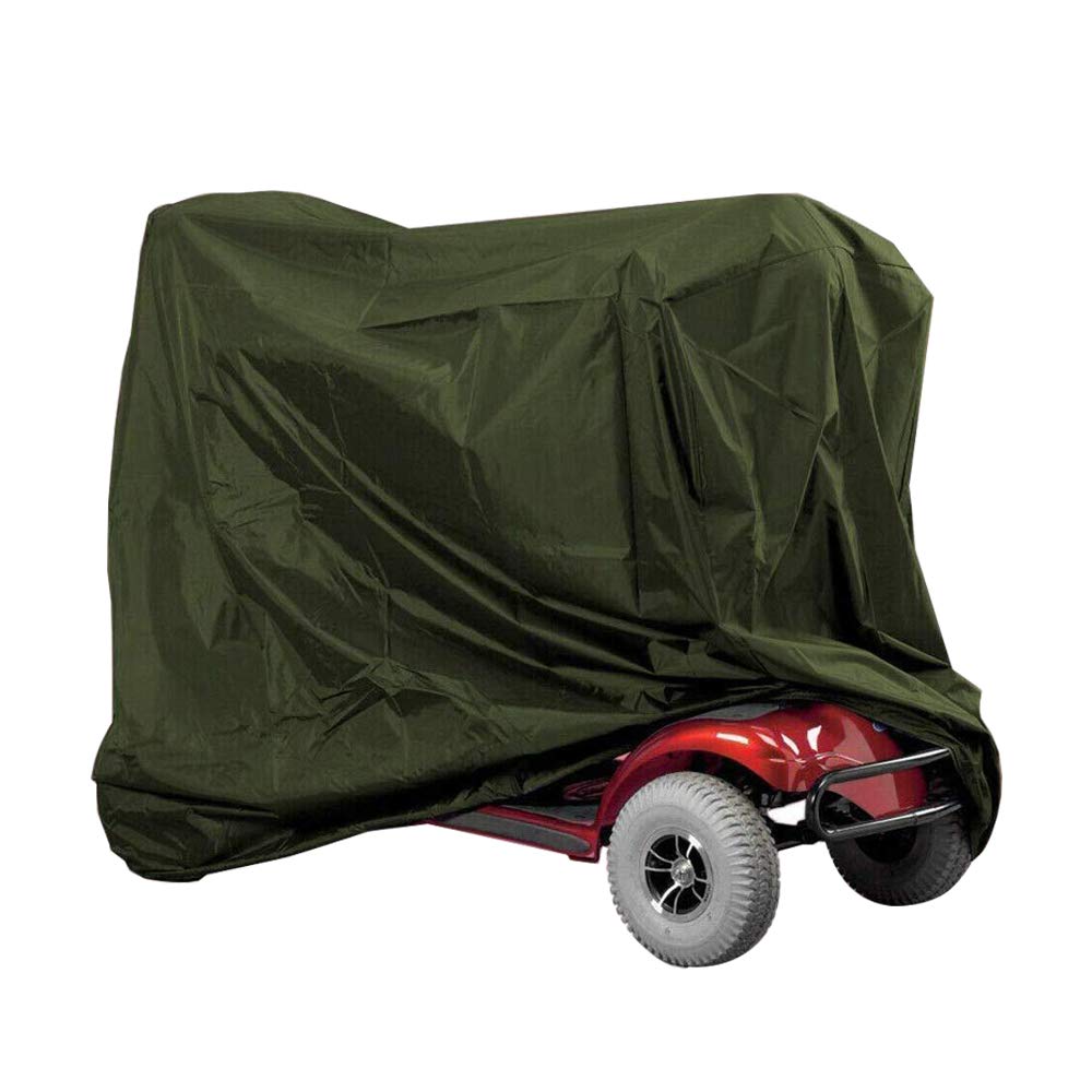Heavy Duty Mobility Scooter Cover, Waterproof Electric Scooter Rain Cover Protective Cover Outdoor Storage Rain Cover Weather Cover for Most Mobility Scooter, 140x 66x 91cm