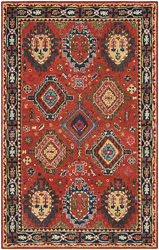 Tapete Safavieh Heritage 274x183 cm, Lana, Hecho a Mano miniatura 3