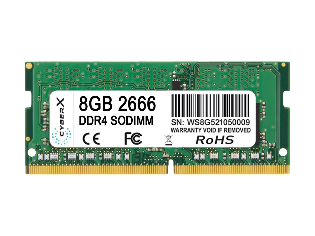 CYBERX 8GB DDR4 2666Mhz Laptop Ram (B09M3D7Z82) Amazon Price History, Amazon Price Tracker