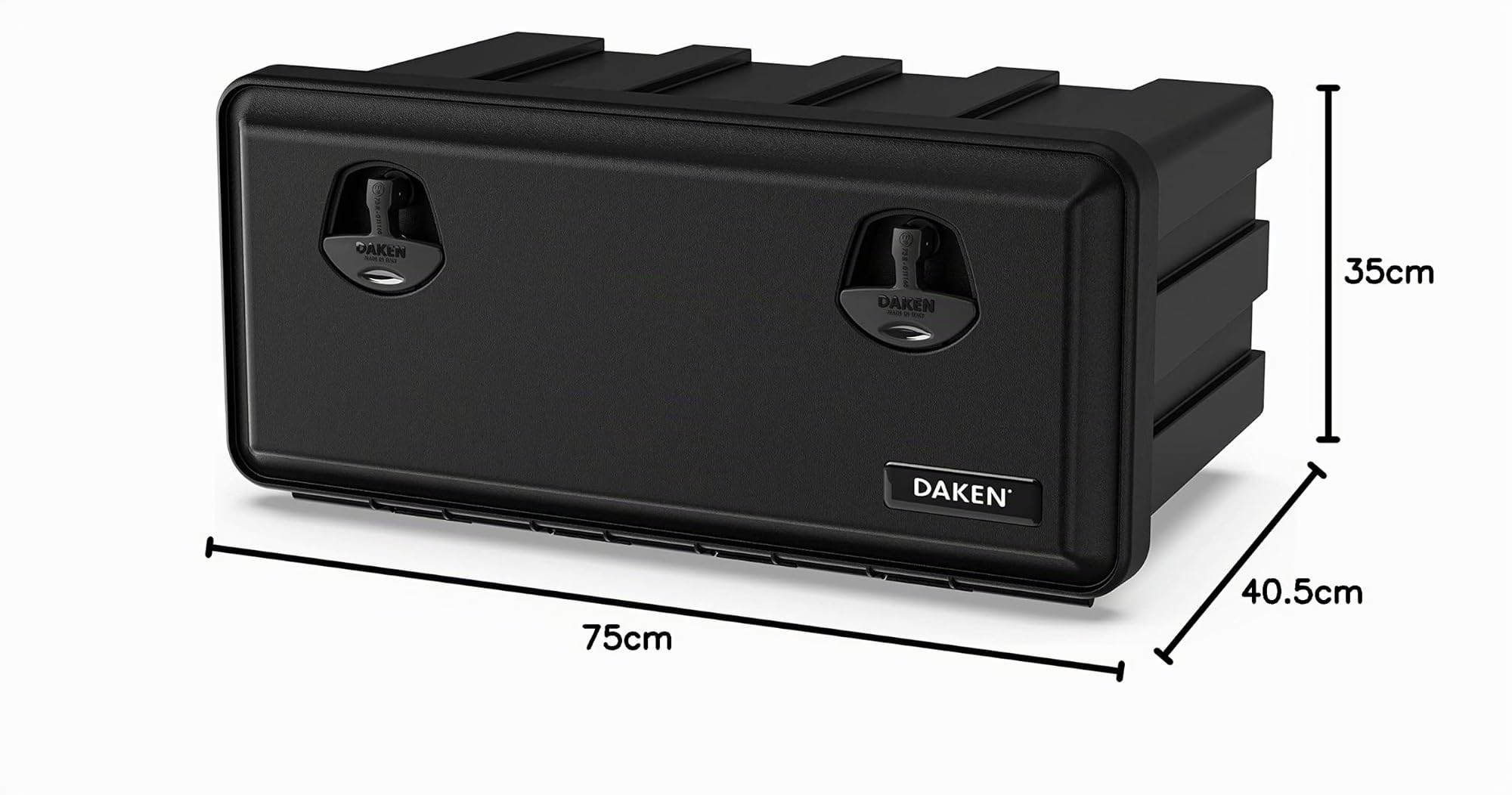 DAKEN Just 750 - Caja de herramientas para camiones (750 x 350 x 450 mm, 75 l)