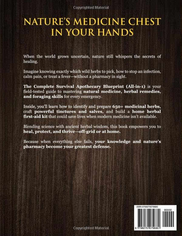 The Complete Survival Home Apothecary All-in-1: Master 600+ Herbal Remedies, Foraging Skills & Natural Recipes to Boost Health, Build Resilience & Protect Your Family in Any Emergency (Herbs) - Image 2