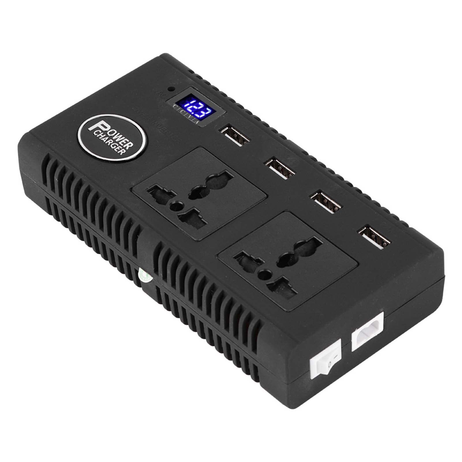 Samochodowa przetwornica napięcia DC 12 V 24 V na AC 220 V Ładowarka 200 W z transmisją głosu
