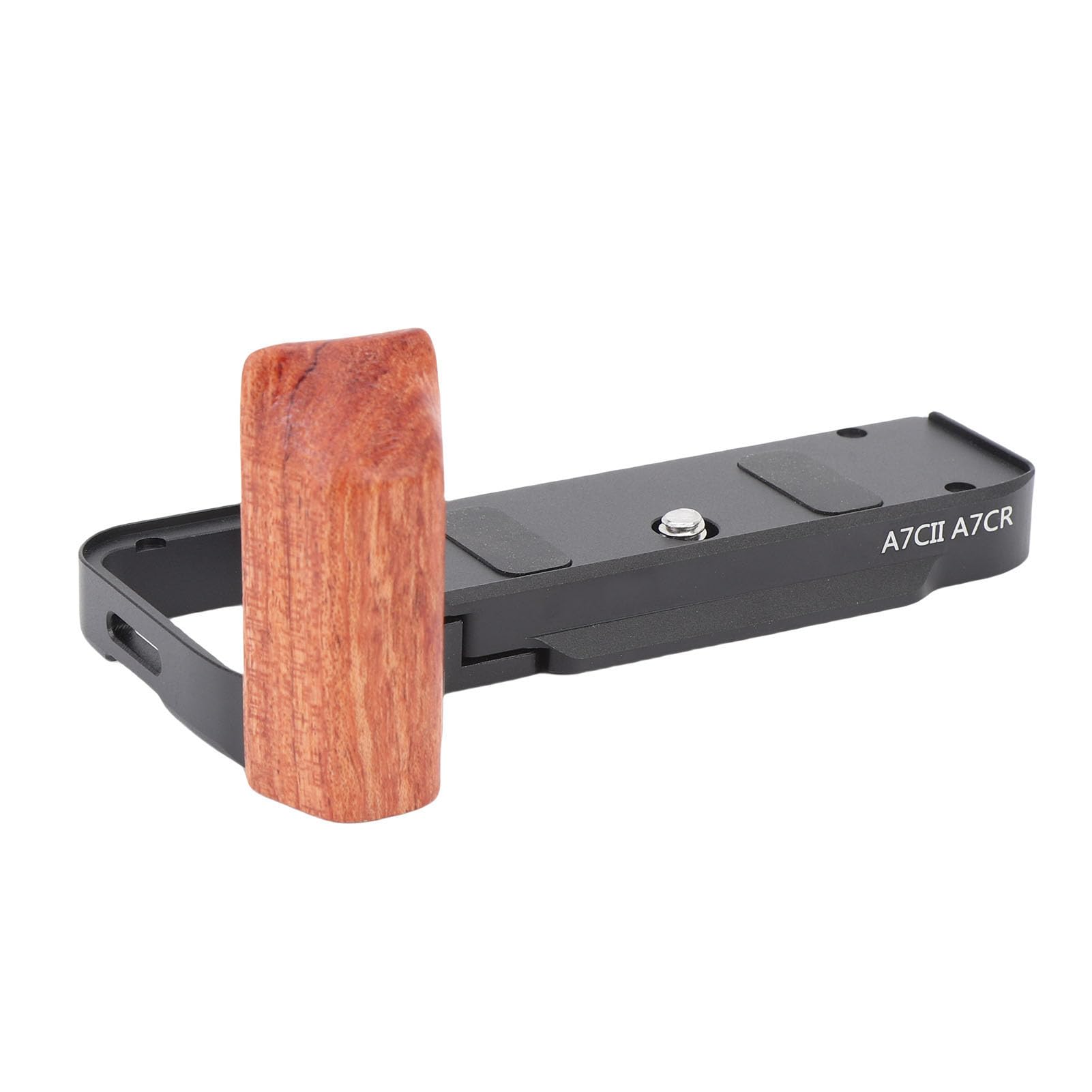XUMIUZIY Impugnatura in Legno per Fotocamera Staffa L per A7C2, A7CR | Impugnatura a forma di L con piastra a sgancio rapido, base in lega di alluminio, per fotocamera Sony A7C2 A7CR