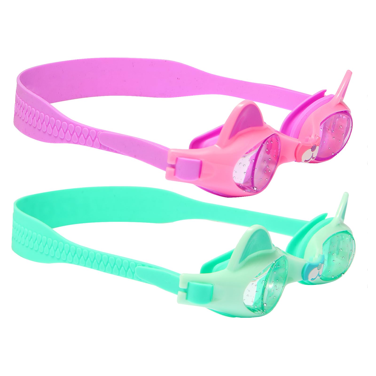 Lunettes de natation amusantes pour enfants filles et garçons Protection pour enfants