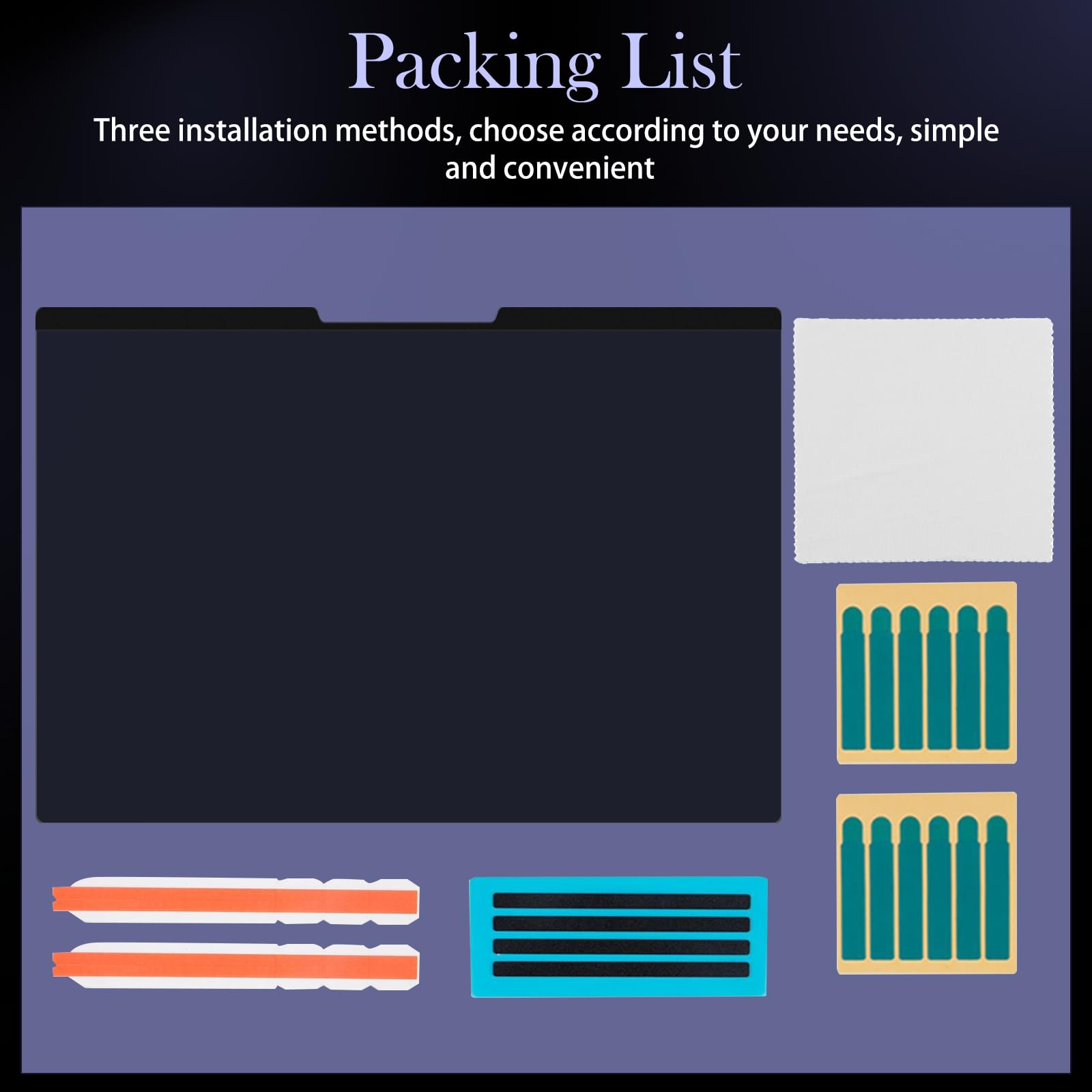 Filtro Magnetico Privacy per Laptop da 16 Pollici 16:10, Rimovibile Pellicola Schermo Protezione, Pellicola Anti Luce Blu Antiriflesso Anti Spia per HP/dell/Lenovo/Samsung/ASUS Laptop