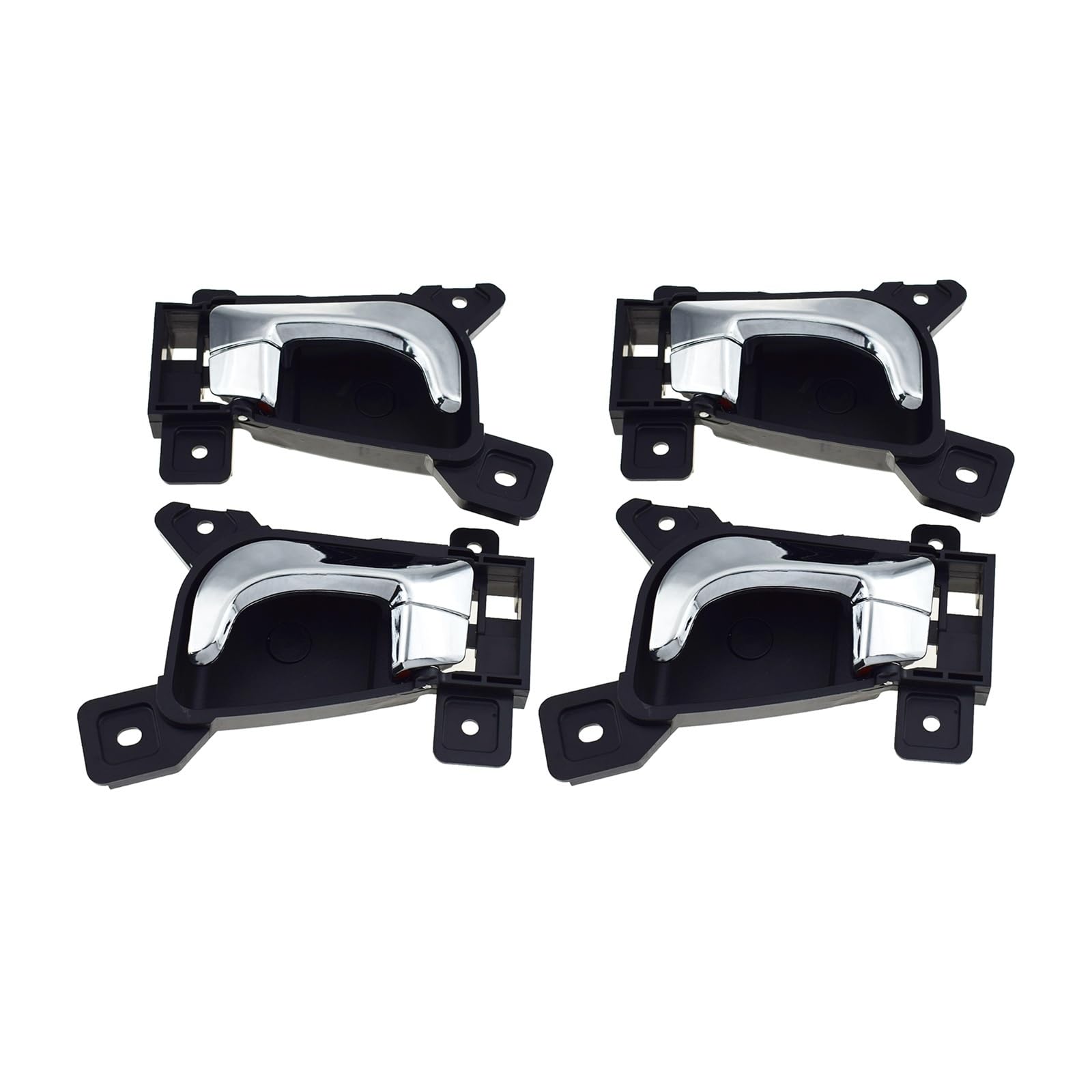 BYSKJZ Car Inner Door Handle for Geely for Emgrand for GX7 for SX7 for X7 2014 2015 2016 2017 Car Interior Inner Door Handle Chrome Left Right Side(4Pcs)