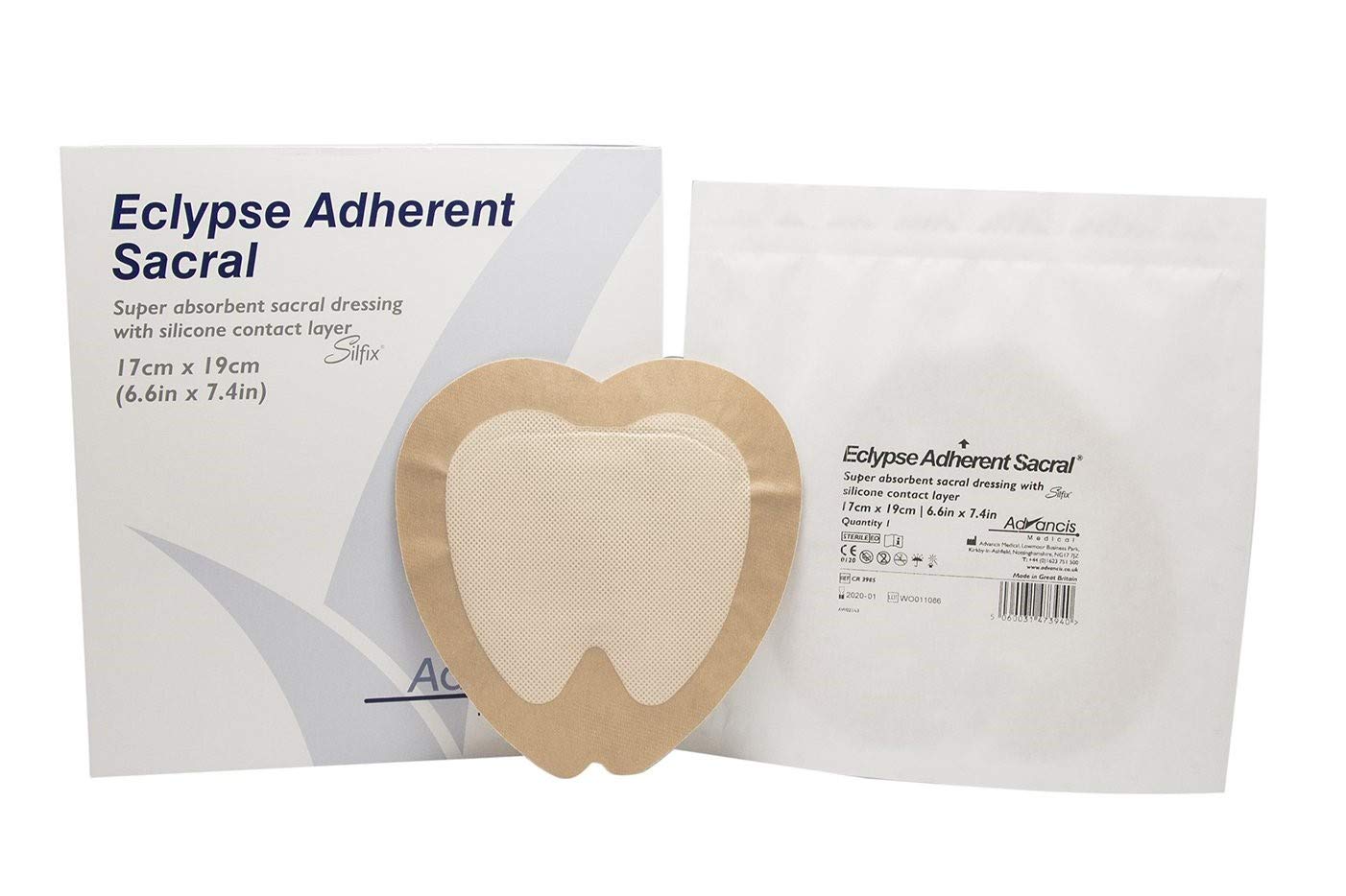 Amazon.com: Dukal Eclipse Adherent Sacral Super Absorbent