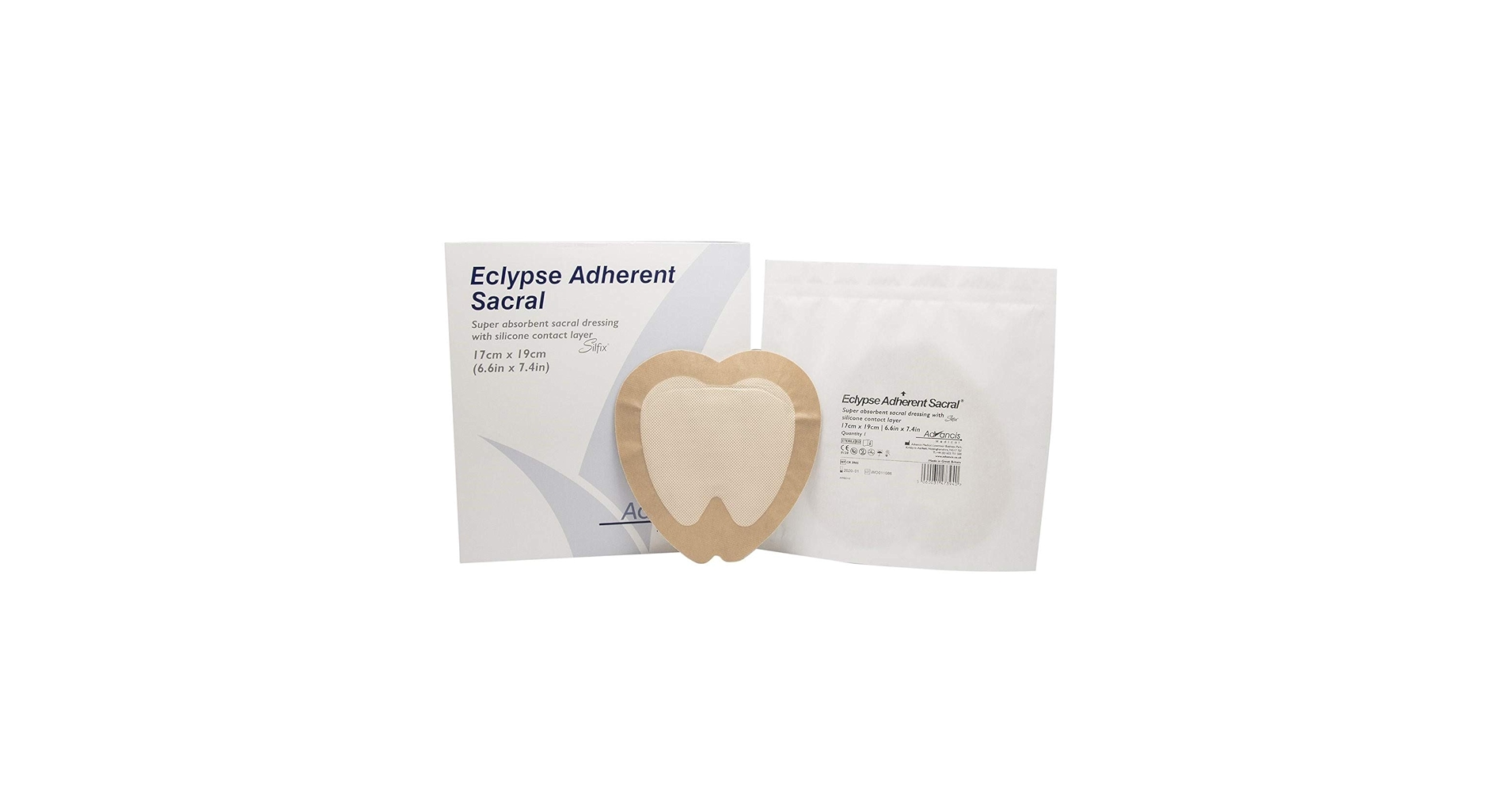 Amazon.com: Dukal Eclipse Adherent Sacral Super Absorbent