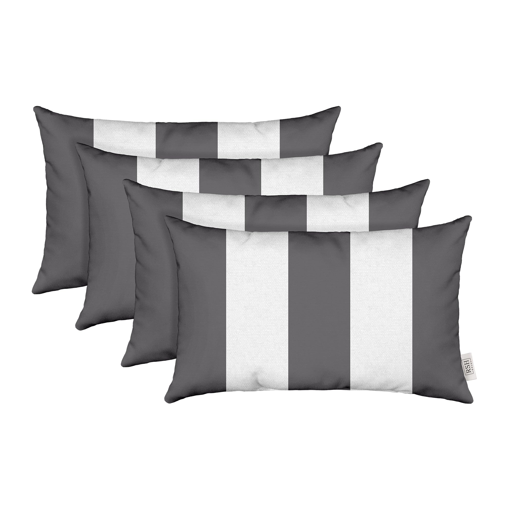 Amazon.com: RSH DECOR: Lumbar Throw Pillows Set of 4 | 20” x 12