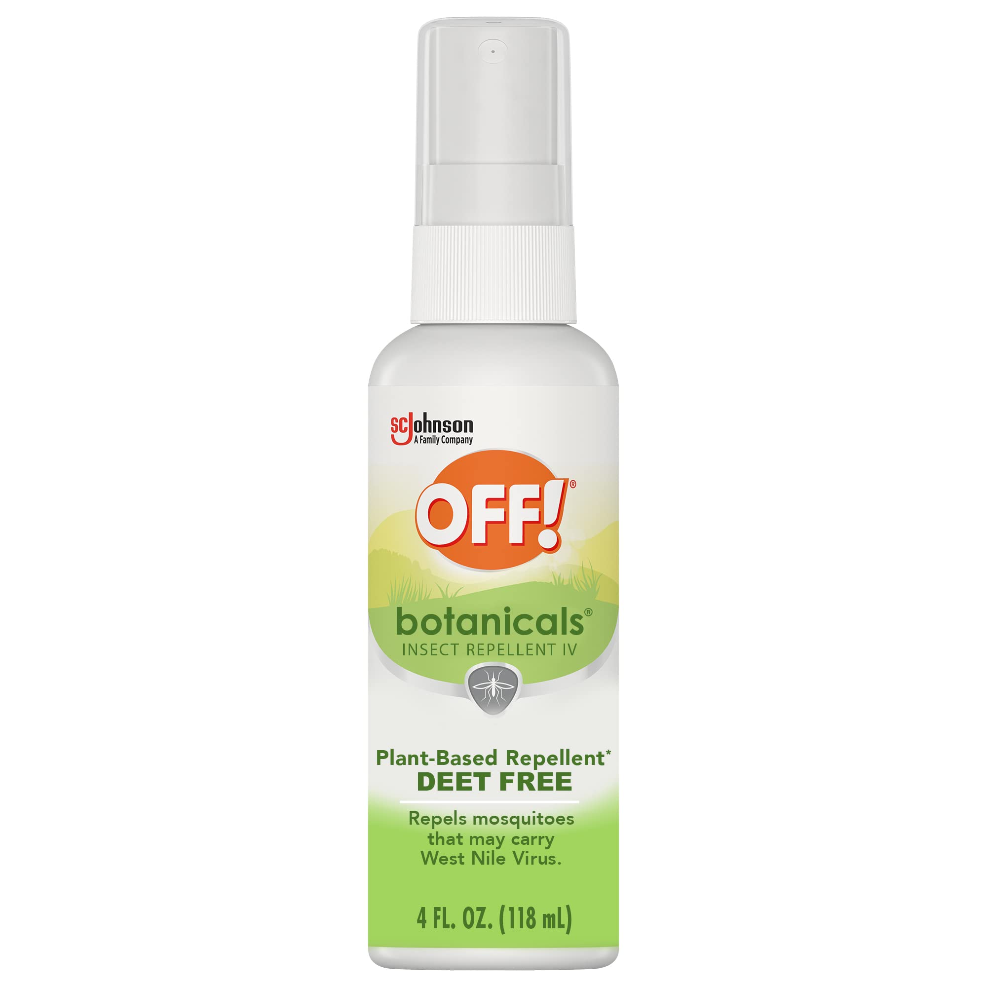 Buy OFF! Botanicals DeetFree Insect Repellent, PlantBased Bug Spray & Mosquito Repellent, 4 oz