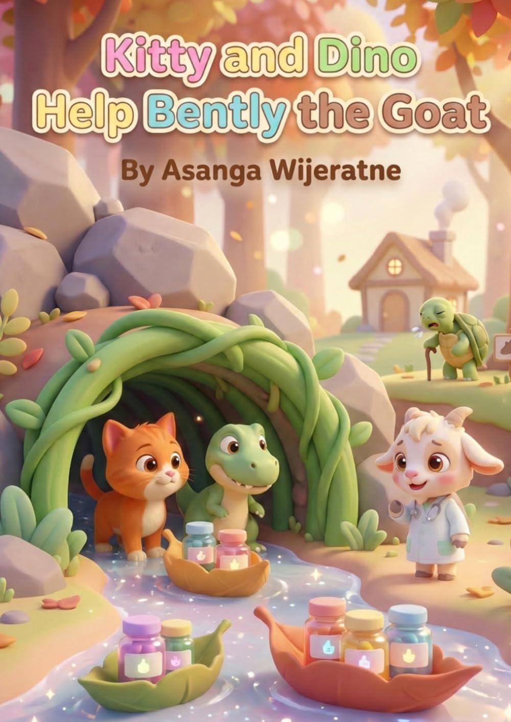 Kitty and Dino Help Bently the Goat: A Magical Story About Teamwork, Helping Others, and Never Giving Up (Magical Tales of Kitty and Dino)